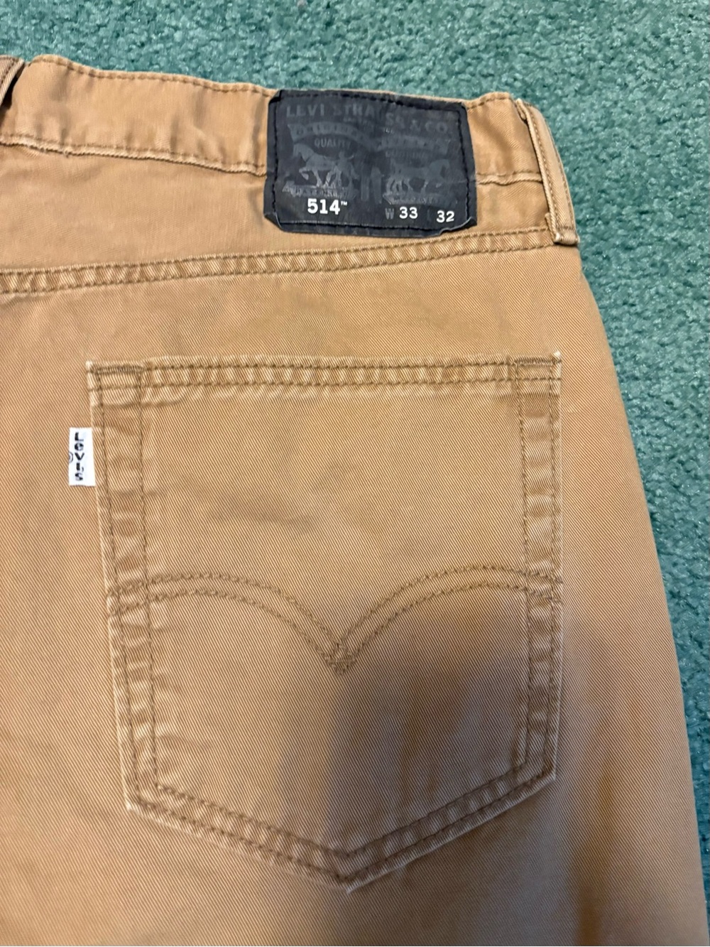Levi's 514 Straight Fit Pants - Tan